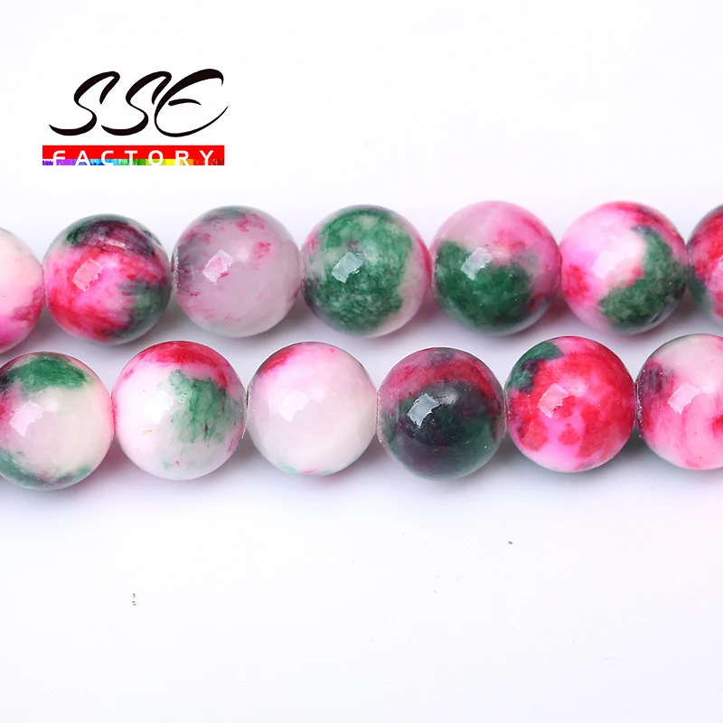 Natural Stone Green Red Persian Jades 6 8 10 12mm Round Beads For Jewelry Making Gift DIY Bracelet Necklace 15" inches Wholesale
Natural Stone Green Red Persian Jades 6 8 10 12mm Round Beads For Jewelry Making Gift DIY Bracelet Necklace 15" inches Wholesale