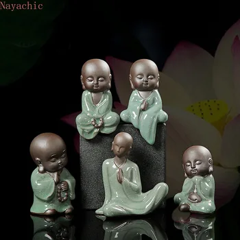 Kung Fu Ceramics Tea Pet Ornaments Little Monk Purple Sand Creative Home Desktop Decoration E
Kung Fu Ceramics Tea Pet Ornaments Little Monk Purple Sand Creative Home Desktop Decoration E