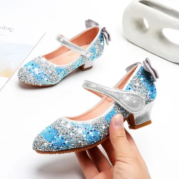 2020 summer Children Leather Shoes Casual Girls Princess Flat Heel Party Shoes Fashion Sequins Bow sequin Kids Shoes
2020 summer Children Leather Shoes Casual Girls Princess Flat Heel Party Shoes Fashion Sequins Bow sequin Kids Shoes