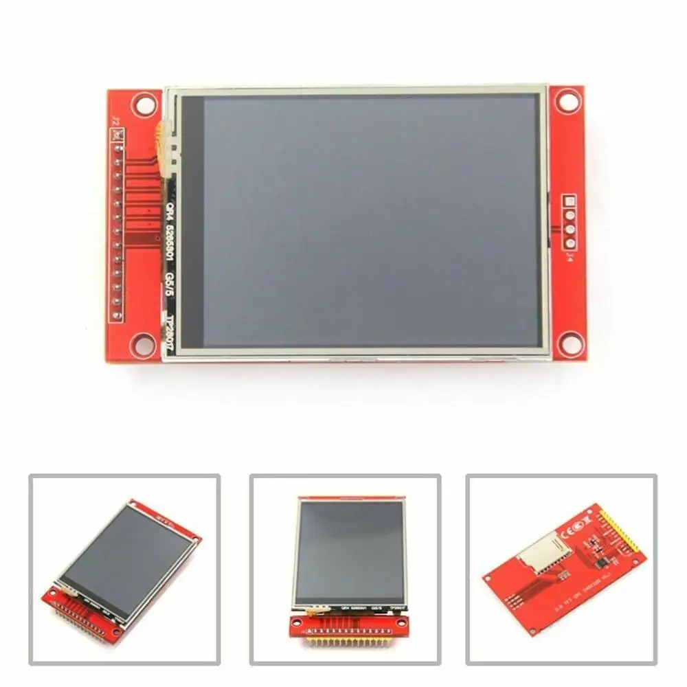 240x320 2.8" SPI TFT LCD Touch Panel Serial Port Module With PBC ILI9341 2.8 Inch SPI Serial White LED Display
240x320 2.8" SPI TFT LCD Touch Panel Serial Port Module With PBC ILI9341 2.8 Inch SPI Serial White LED Display