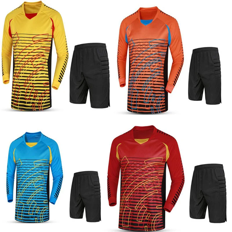 2020 Adult Soccer Goalkeeper Jersey Set Sponge Protector Can Customized Goalkeeper Uniform Suit Shorts Pants
2020 Adult Soccer Goalkeeper Jersey Set Sponge Protector Can Customized Goalkeeper Uniform Suit Shorts Pants