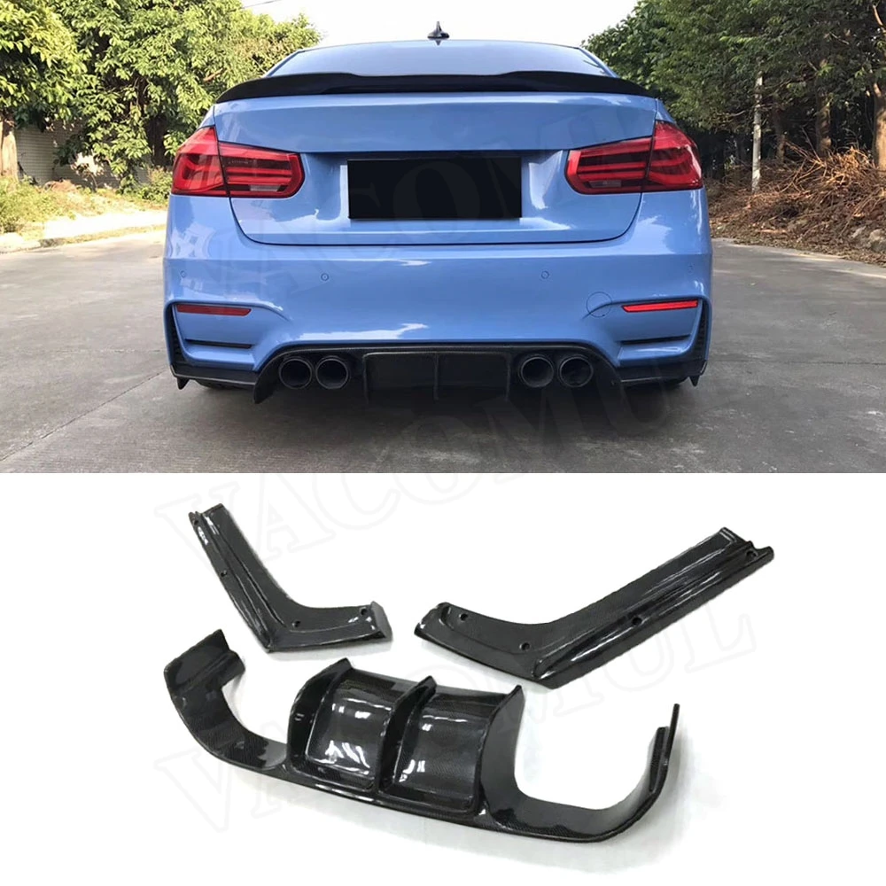Carbon Fiber Car Rear Bumper Lip Spoiler Diffuser for BMW 3 Serises F80 M3 F82 M4 Competition 2014-2018 V Style 3PCS
Carbon Fiber Car Rear Bumper Lip Spoiler Diffuser for BMW 3 Serises F80 M3 F82 M4 Competition 2014-2018 V Style 3PCS