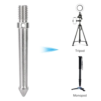 New 8cm/12cm Stainless Steel Spike Mount for Tripod Monopod with 3/8 Inch Screw Thread Camera Accessories
New 8cm/12cm Stainless Steel Spike Mount for Tripod Monopod with 3/8 Inch Screw Thread Camera Accessories