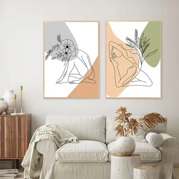 Flower Leaf Abstract Painting Woman Sexy Wall Art Print Yoga Girl Canvas Poster Painting Nordic Wall Pictures Bedroom Decoration
Flower Leaf Abstract Painting Woman Sexy Wall Art Print Yoga Girl Canvas Poster Painting Nordic Wall Pictures Bedroom Decoration