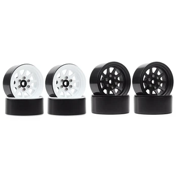 8 Pcs 1.9 Beadlock Wheel Rims for 1:10 RC Crawler Axial SCX10 AXI03007 90046 Traxxas TRX4, 4 Pcs White & 4 Pcs Black
8 Pcs 1.9 Beadlock Wheel Rims for 1:10 RC Crawler Axial SCX10 AXI03007 90046 Traxxas TRX4, 4 Pcs White & 4 Pcs Black