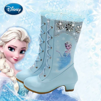 Disney Frozen Girls shoes Autumn And Winter New High Boots Girls Princess High-heeled Children Sequins Snow Boots Frozen Boots
Disney Frozen Girls shoes Autumn And Winter New High Boots Girls Princess High-heeled Children Sequins Snow Boots Frozen Boots