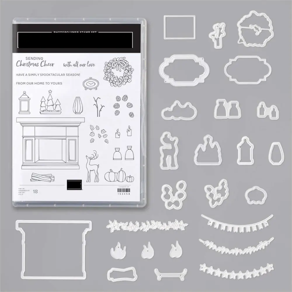 FIRESIDE TRIMMINGS Cutting Dies and Stamps Set for Craft Dies Scrapbooking Album Embossing Dies
FIRESIDE TRIMMINGS Cutting Dies and Stamps Set for Craft Dies Scrapbooking Album Embossing Dies