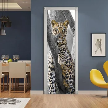 2pcs Creative Wall Stickers Self-Adhesive Door Stickers 3D Door Wallpaper Removable Art Door Decals Mural Waterproof Paper Decor
2pcs Creative Wall Stickers Self-Adhesive Door Stickers 3D Door Wallpaper Removable Art Door Decals Mural Waterproof Paper Decor