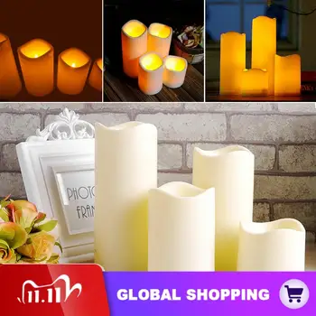 Cylindrical Flickering LED Candle Light Flameless for Garden Yard / Christmas Lamp Decoration
Cylindrical Flickering LED Candle Light Flameless for Garden Yard / Christmas Lamp Decoration