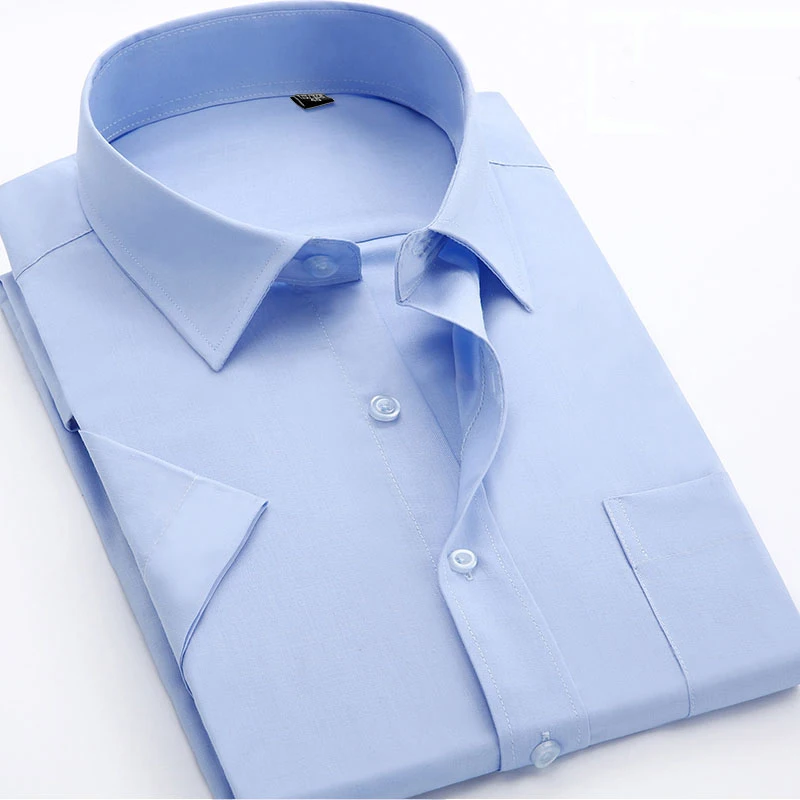kiki02 Solid Color Short Sleeve Men's Casual Shirts Men's Formal Business Dress Shirts Classic Style Work Wear 126
kiki02 Solid Color Short Sleeve Men's Casual Shirts Men's Formal Business Dress Shirts Classic Style Work Wear 126