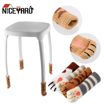4Pcs/set Floor Protectors Chair Leg Table Foot Covers Lovely Cat Feet Doorknob Cover Furniture Anti-skid Cushion Home Decoration
4Pcs/set Floor Protectors Chair Leg Table Foot Covers Lovely Cat Feet Doorknob Cover Furniture Anti-skid Cushion Home Decoration