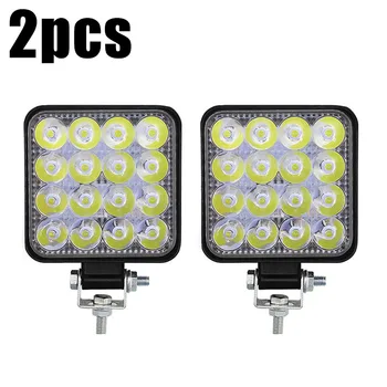 2pcs Car Truck LED Work Light MINI 48W 16-LED 12V/24V 6000K Work Light Flood Beam Bar Car SUV Off-Road Driving Fog Lamp
2pcs Car Truck LED Work Light MINI 48W 16-LED 12V/24V 6000K Work Light Flood Beam Bar Car SUV Off-Road Driving Fog Lamp
