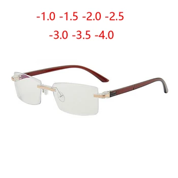 Frameless Finished Myopia Glasses Men Diamond Cutting Style Rimless Anti-blue Light Nearsighted Glasses Male -1.0 -1.5 To -4.0
Frameless Finished Myopia Glasses Men Diamond Cutting Style Rimless Anti-blue Light Nearsighted Glasses Male -1.0 -1.5 To -4.0