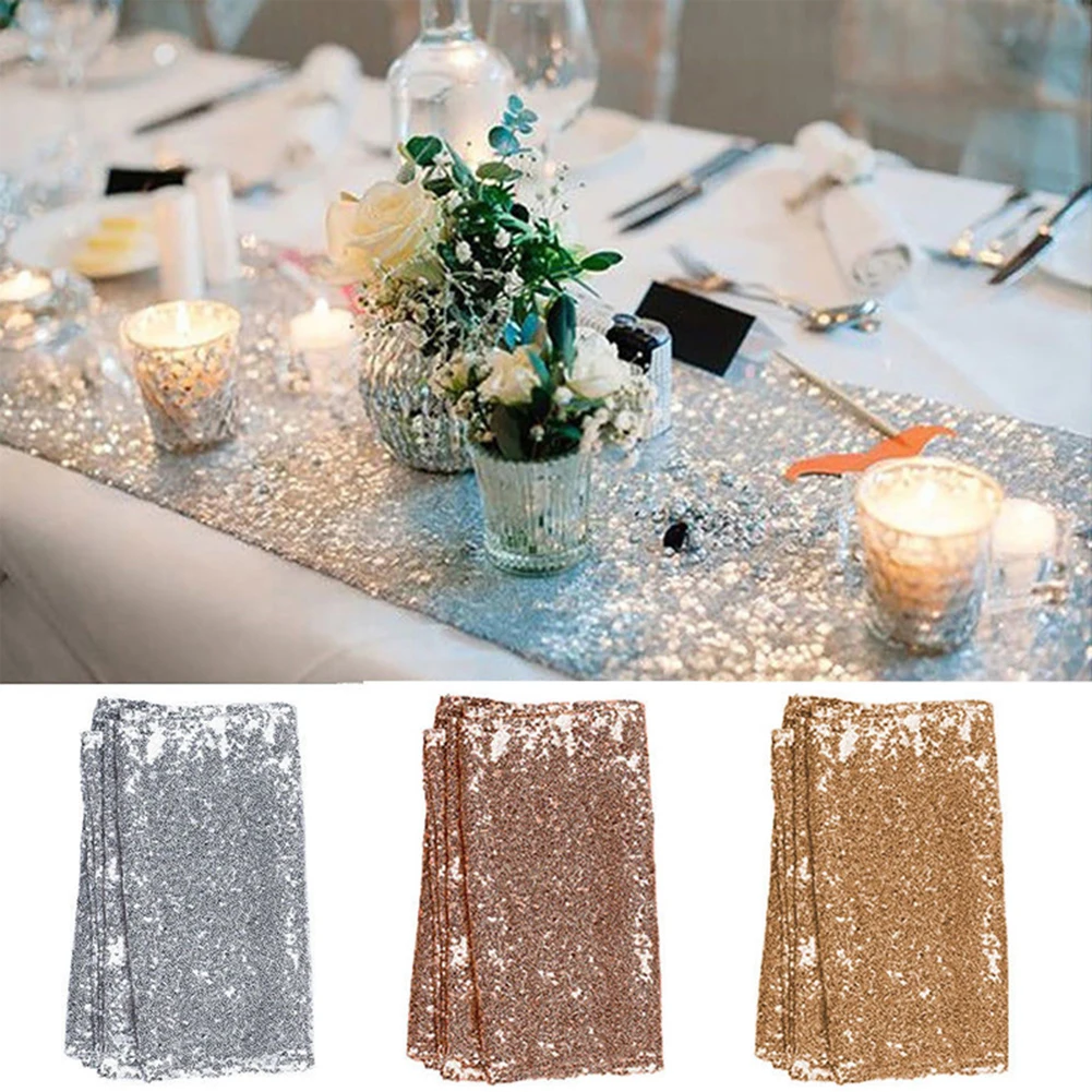 3 Colors Sparkly Sequin Table Runner For Party Tablecloth Decorations Creative Fashion Mediterranean Sequined Tablecloth
3 Colors Sparkly Sequin Table Runner For Party Tablecloth Decorations Creative Fashion Mediterranean Sequined Tablecloth