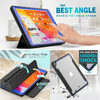 Smart Case For iPad 10.2 inch 2019 7th Gen 8th Generation Auto Sleep/Wake Stand Case Kids Safe PU Leather Shockproof Hard Cover
Smart Case For iPad 10.2 inch 2019 7th Gen 8th Generation Auto Sleep/Wake Stand Case Kids Safe PU Leather Shockproof Hard Cover