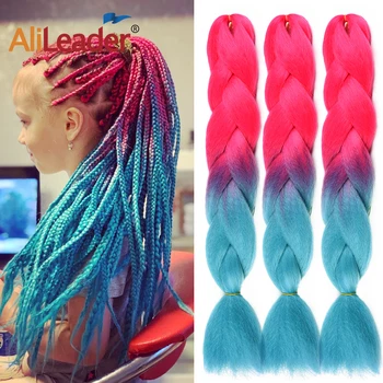 Alileader 100g 24inch two/three Tone Ombre Synthetic Jumbo Braids Braiding Hair Extensions For Russian Women 102 Colors Pink Red
Alileader 100g 24inch two/three Tone Ombre Synthetic Jumbo Braids Braiding Hair Extensions For Russian Women 102 Colors Pink Red