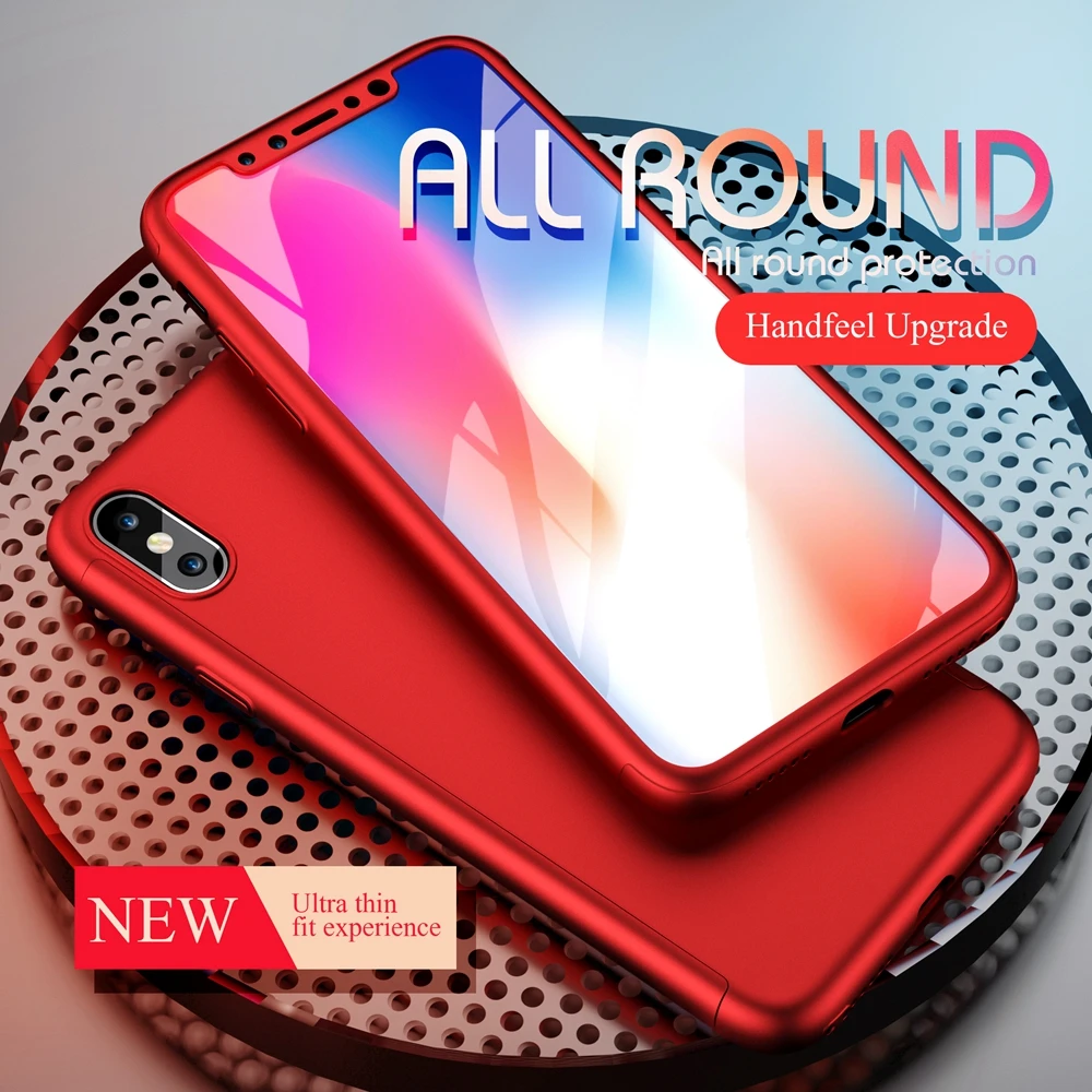 Чехол с полным покрытием 360 градусов для iPhone XR 6 S Plus XS 11 12 Pro Max Роскошный чехол 8 7 plus