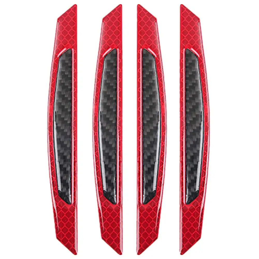 4pcs 3D Red Reflective Stickers Black Real Carbon Fiber Strips Car Side Door Edge Bumper Anti-Scratch Protection Guards Trim A
4pcs 3D Red Reflective Stickers Black Real Carbon Fiber Strips Car Side Door Edge Bumper Anti-Scratch Protection Guards Trim A