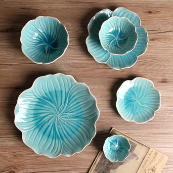 Creative Lotus Ceramic Tableware Dinner Set Plate Bowl Dinnerware Seasoning Dish Ice Glaze Crockery Food Container Cutlery
Creative Lotus Ceramic Tableware Dinner Set Plate Bowl Dinnerware Seasoning Dish Ice Glaze Crockery Food Container Cutlery