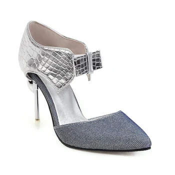 2020 New Demin Pointed Toe Stiletto High Heels with Diamond Plus Size 12.5 Party Wedding Dress Shoes Pumps
2020 New Demin Pointed Toe Stiletto High Heels with Diamond Plus Size 12.5 Party Wedding Dress Shoes Pumps