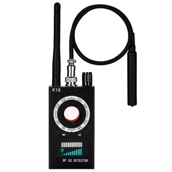 K18 Multi-function Anti Detector Camera GSM Audio Bug Finder GPS Signal Lens RF Tracker Detect Wireless Products 1MHz-6.5GHz r60 
K18 Multi-function Anti Detector Camera GSM Audio Bug Finder GPS Signal Lens RF Tracker Detect Wireless Products 1MHz-6.5GHz r60