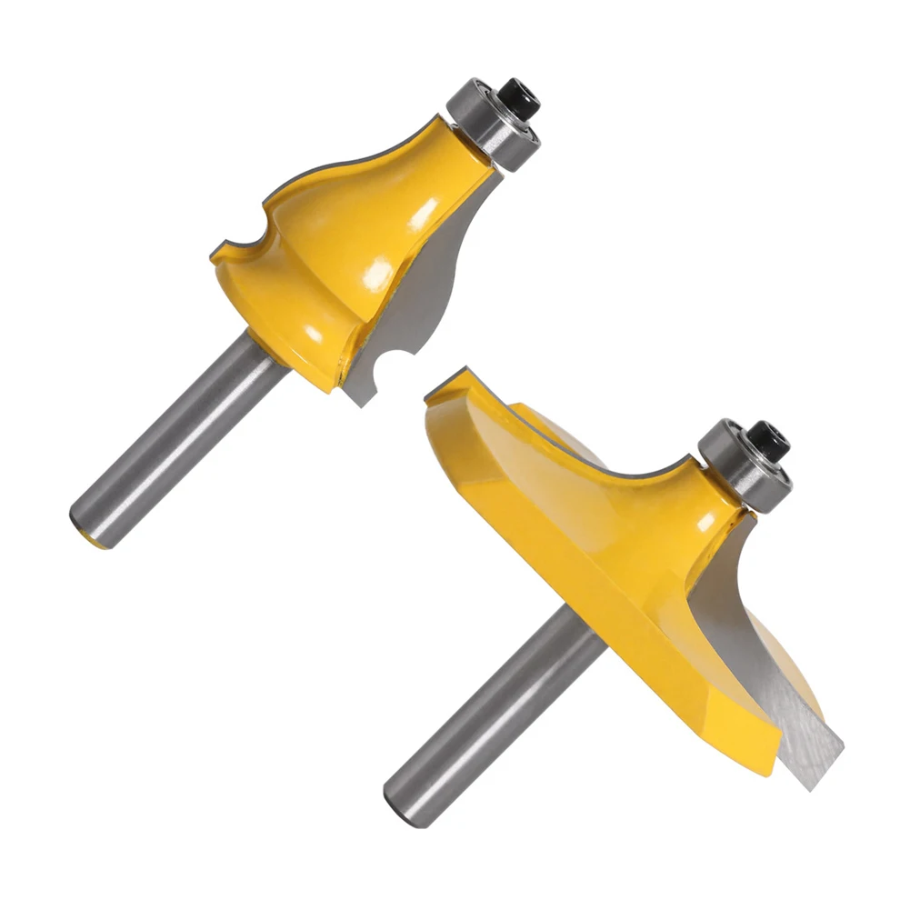 2pcs 8MM Shank Armrest Mill Handrail Router Bits Set Wavy Flute Tenon Milling Cutter Steel for Wood Woodworking Cutters
2pcs 8MM Shank Armrest Mill Handrail Router Bits Set Wavy Flute Tenon Milling Cutter Steel for Wood Woodworking Cutters