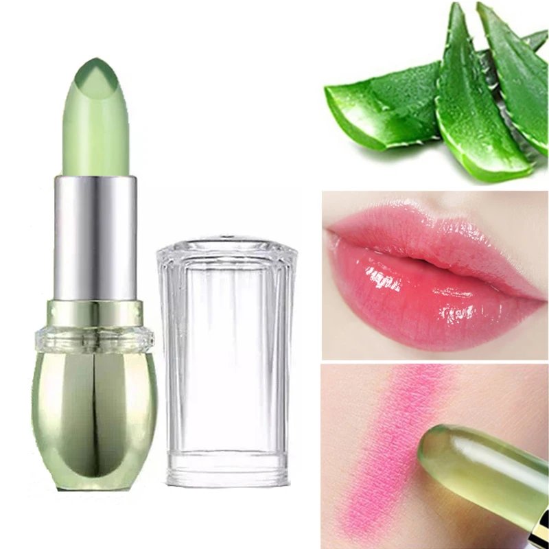 Aloe Vera Natural Lip Balm Temperature Color Changing Moisturizer Matte Lipstick Long Lasting Magic Makeup Lip Stick Cosmetics
Aloe Vera Natural Lip Balm Temperature Color Changing Moisturizer Matte Lipstick Long Lasting Magic Makeup Lip Stick Cosmetics