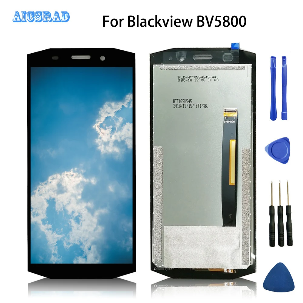 Оригинальный ЖК дисплей AICSRAD для BLACKVIEW BV5800 + кодирующий преобразователь