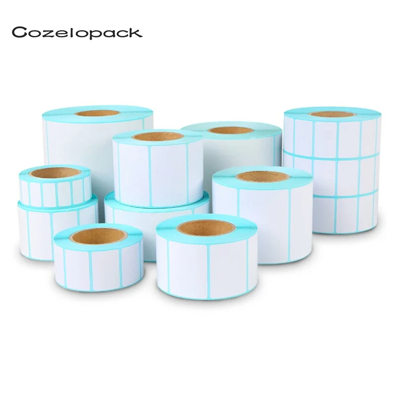 

700pcs/Roll Adhesive Thermal Label Sticker Paper Supermarket Price Blank Barcode Label Direct Print Waterproof Print Supplies
