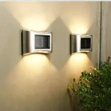 2/4PCS 6 LED Solar Light Outdoor Waterproof Lighting Stainless Stee Upper and Lower Wall Lamps For Garden Decoration
2/4PCS 6 LED Solar Light Outdoor Waterproof Lighting Stainless Stee Upper and Lower Wall Lamps For Garden Decoration