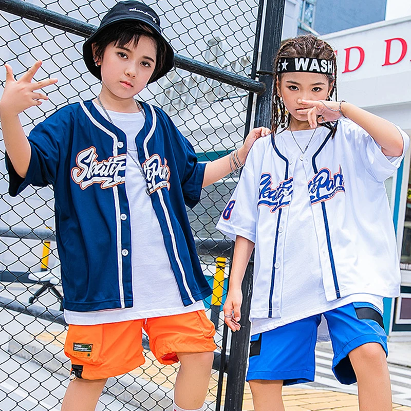 Children Jazz Dance Costumes For Girls Boys Hip Hop Clothing Short Sleeves Shirt Shorts Street Dance Performance Outfit SL5175
Children Jazz Dance Costumes For Girls Boys Hip Hop Clothing Short Sleeves Shirt Shorts Street Dance Performance Outfit SL5175