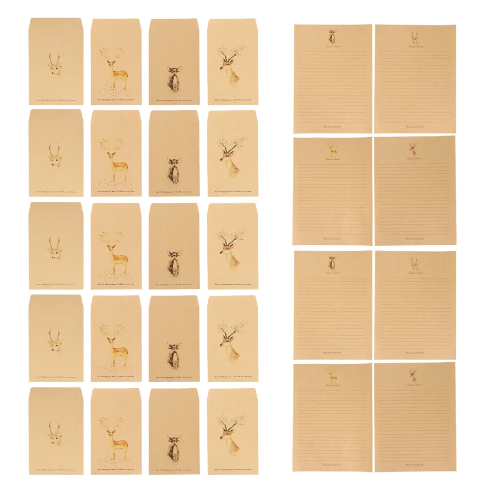 1 Set Letter Pad With Envelope Practical Creative Letter Paper Kraft Paper Envelope Retro Letter Pad for Shop
1 Set Letter Pad With Envelope Practical Creative Letter Paper Kraft Paper Envelope Retro Letter Pad for Shop