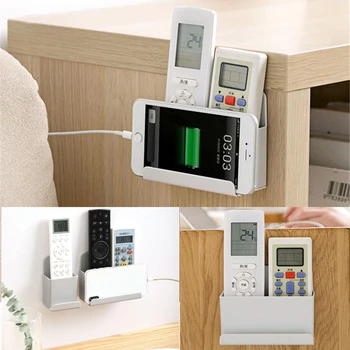 Wall Mounted Organizer Storage Box Remote Control Air Conditioner Storage Case Mobile Phone Plug Holder Stand Container
Wall Mounted Organizer Storage Box Remote Control Air Conditioner Storage Case Mobile Phone Plug Holder Stand Container