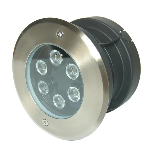 Фото CE IP67 6W LED underground light floor inground led spotlight buried stainless steel DS-11S-06-6W 110-250VAC | Лампы и освещение