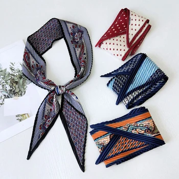 2020 Fashion Kerchief Silk Satin Neck Scarf For Lady Print Hijab Scarfs Female 130*10cm Square Shawls and Wraps Scarves For Lady
2020 Fashion Kerchief Silk Satin Neck Scarf For Lady Print Hijab Scarfs Female 130*10cm Square Shawls and Wraps Scarves For Lady
