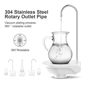 2020 NEW Electric Water Dispenser Wireless Portable Electric Automatic Water Pump Bucket Bottle Dispenser USB Rechargeable 
2020 NEW Electric Water Dispenser Wireless Portable Electric Automatic Water Pump Bucket Bottle Dispenser USB Rechargeable