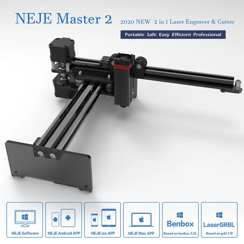 Master2 30W desktop Laser Engraver and Cutter - Laser Engraving and Cutting Machine - Laser Printer - Laser CNC Route
Master2 30W desktop Laser Engraver and Cutter - Laser Engraving and Cutting Machine - Laser Printer - Laser CNC Route