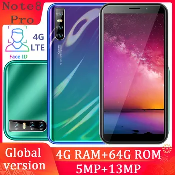 Note8 pro smartphones 4G LTE quad core 4GB RAM 64GB ROM 13MP HD camera face ID unlocked mobile phones gps Wifi cheap celulares
Note8 pro smartphones 4G LTE quad core 4GB RAM 64GB ROM 13MP HD camera face ID unlocked mobile phones gps Wifi cheap celulares