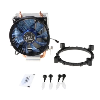 2 Heatpipe Aluminium PC CPU Cooler Cooling Fan for intel 775/1155/1151 754/AM2 831D
2 Heatpipe Aluminium PC CPU Cooler Cooling Fan for intel 775/1155/1151 754/AM2 831D