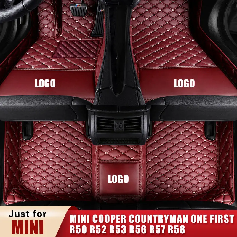 Напольные автомобильные накладки для MINI Cooper s sd Countryman one First Coupe Estate F55 F56 F57 F60 R50 R52 R53