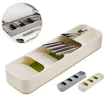 Three-in-one Knife And Fork Drawer Organizer Spoon And Fork Organizer Kitchen Cutlery Rack Drawer Storage Box
Three-in-one Knife And Fork Drawer Organizer Spoon And Fork Organizer Kitchen Cutlery Rack Drawer Storage Box