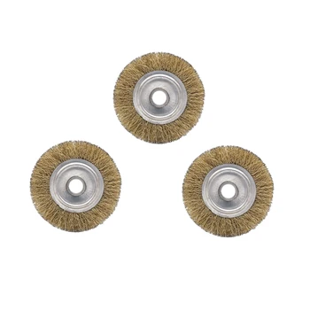 3Pcs 6 Inch Steel Wire Wheel Brushes for Metal Rust Removal Polishing Brush Steel Rotary Brush for Mini Drill Rotary Tool
3Pcs 6 Inch Steel Wire Wheel Brushes for Metal Rust Removal Polishing Brush Steel Rotary Brush for Mini Drill Rotary Tool