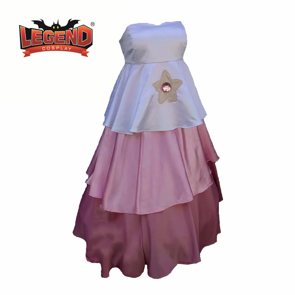 Steven Universe cosplay costume steven universe rose quartz dress cosplay costume plus size custom made 
Steven Universe cosplay costume steven universe rose quartz dress cosplay costume plus size custom made