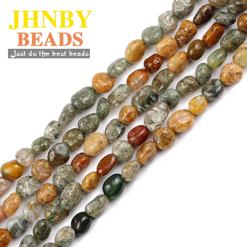 JHNBY Ocean Jasper Natural Stone 4~8mm 15'' Irregular Gravel spacers Loose beads for Jewelry bracelets making DIY accessories
JHNBY Ocean Jasper Natural Stone 4~8mm 15'' Irregular Gravel spacers Loose beads for Jewelry bracelets making DIY accessories