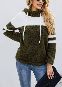 Female Thick Warm Hoodies 2020 Autumn Winter Casual Wool Faux Fur Splicing Pullover Women Zipper Pocket Tether Plush Sweatshirts
Female Thick Warm Hoodies 2020 Autumn Winter Casual Wool Faux Fur Splicing Pullover Women Zipper Pocket Tether Plush Sweatshirts