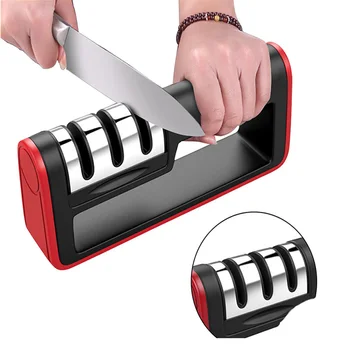 3 Stages Professional Knife Sharpener Sharpening Stone Grinder Knives Whetstone Tungsten Diamond Ceramic Sharpener Tool
3 Stages Professional Knife Sharpener Sharpening Stone Grinder Knives Whetstone Tungsten Diamond Ceramic Sharpener Tool