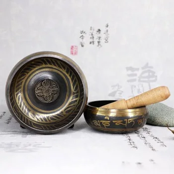 Tibetan Singing Bowl Set Singing Bowl with Striker for Meditation Relaxation Stress Relief
Tibetan Singing Bowl Set Singing Bowl with Striker for Meditation Relaxation Stress Relief