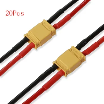 20Pcs Amass XT30U Male Female Plug With Line 18AWG Silicone Battery Connection Cable Power Wire for Racing Quadcopter Drone
20Pcs Amass XT30U Male Female Plug With Line 18AWG Silicone Battery Connection Cable Power Wire for Racing Quadcopter Drone