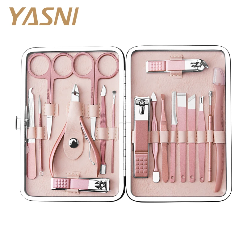 18 in1 Rose Gold Nail Clipper Set Professional Stainless Steel Nail Scissors Clipper Tweezer Beauty Tools Best Scissors Gift
18 in1 Rose Gold Nail Clipper Set Professional Stainless Steel Nail Scissors Clipper Tweezer Beauty Tools Best Scissors Gift