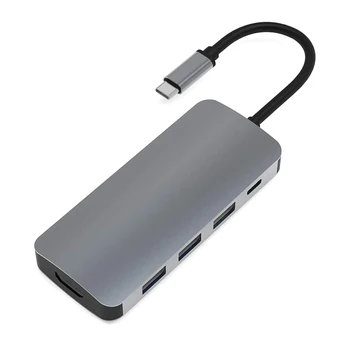 7 in 1 Type-C HUB HDMI USB2.0 USB3.0 PD Type-C Data Adapter for Desktop Laptop USB 3.0 High Speed Ports Type-C
7 in 1 Type-C HUB HDMI USB2.0 USB3.0 PD Type-C Data Adapter for Desktop Laptop USB 3.0 High Speed Ports Type-C